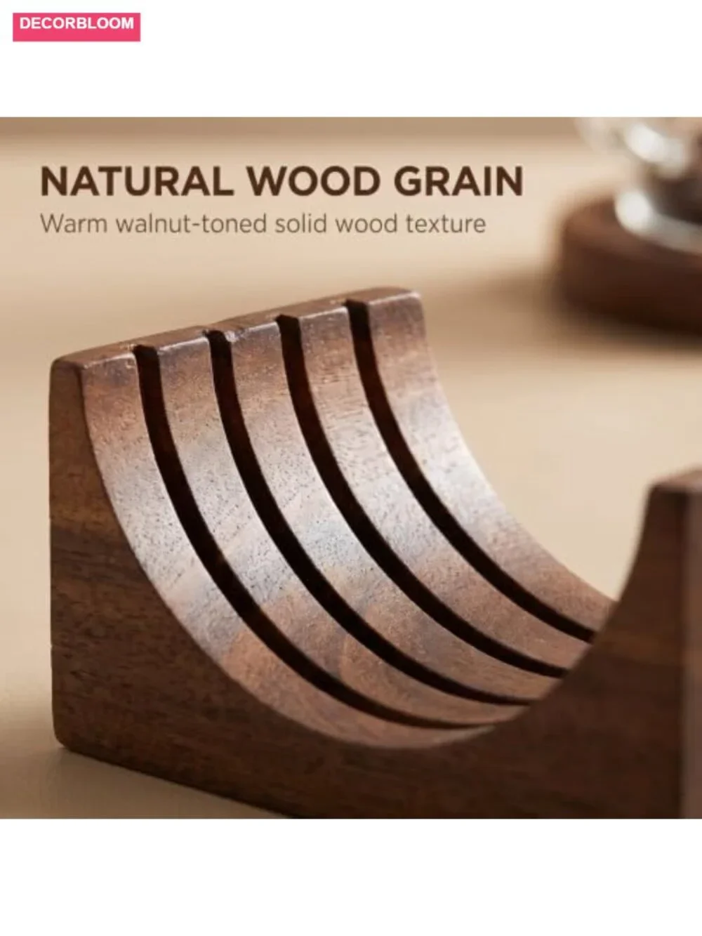 Walnut Coffee Puck Screen Holder for Espresso Portafilter 51/53/58mm